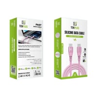 TENPLUS - كيبل سيليكون شحن من تايب سي الى تايب سي...