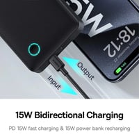 بطارية محمولة سعة 10000 ملي امبير بقوة 15 واط - Ba...