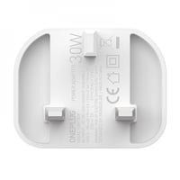 MOMAX - شاحن جداري ONEPLUG بقوة 30 واط بمنفذين Typ...