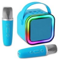 جهاز كاريوكي للأطفال مكبر صوت بلوتوث محمول مع ميكر...
