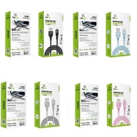 TENPLUS - كيبل سيليكون شحن من يو اس بي الى لايتينق...