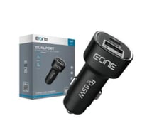 E-ONE -شاحن سيارة بمنفذ يواس بي و منفذ تايب سي بقو...