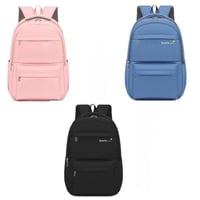 حقيبة ظهر مدرسية خفيفة الوزن - متعدد الألوان