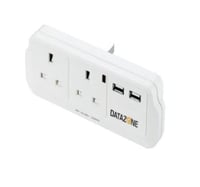 DATAZONE - محول طاقة USB DZ-PS-02 - أبيض