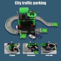 لعبة مدينة سباق الموقف مع مصعد ب44 قطعة