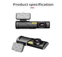 dash - كاميرا داش كام واي فاي رؤية واسعة