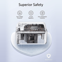 شاحن جداري باور بورت 3 منفذ تايب سي بقوة 25 واط -...