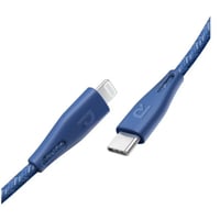 كيبل شحن نايلون من تايب سي إلى لايتننق بطول 2 متر...