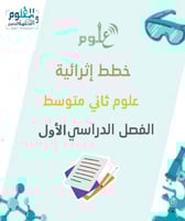 خطة إثرائية علوم ثاني متوسط الفصل الدراسي الاول