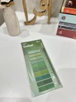 فواصل ورقية بتدرجات الأخضر