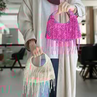 شنطة ميني بيدل فوشيا