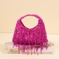 شنطة ميني بيدل فوشيا