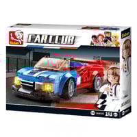 سلوبان قطع تركيب بلاستيك سيارة سباق أزرق و أحمر -...