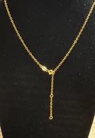 قلادة الفضة مطلية بالذهب مع حجر الكوارتز واللؤلؤ