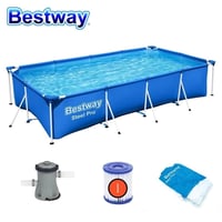 مسبح شراع فريم مستطيل مع فلتر