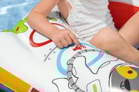 قارب طفل سفينة الفضاء مع الصوت