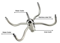 نافورة متحركة مقاس واحد بوصة