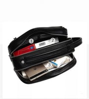 شنطة رجالية من فيديكابولو جلد طبيعي باللون الاسود