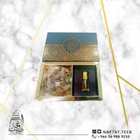 أوقية عود موروكي محسن دقة+ ربع تولة دهن عود براشين...