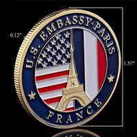 عملة معدنية | 🇺🇸 🇫🇷