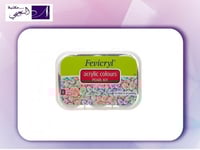 مجموعة ألوان أكريليك فيفيكرايل لامعة متعدد الألوان...