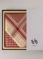 شماغ رواية احمر مع لاتية