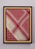 شماغ رواية احمر مع لاتية