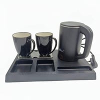 طقم غلاية فندقية كهربائية بـ سعة 800 مل