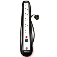 توصيلة كهرباء المانية 6 منافذ سلك بطول 3 متر