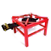 موقد غاز مربع احمر 3 مفتاح 3 عيون