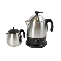 سماور شاي كهربائي استيل 1.8 لتر من هوم ماستر | غلا...