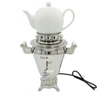 سماور استيل 1.5 لتر كهربائي ( براد سراميك 600 ML )