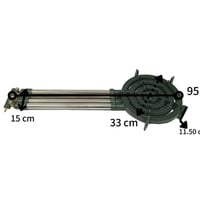 موقد غاز اخضر طويل 4 مفاتيح بدون كرسي