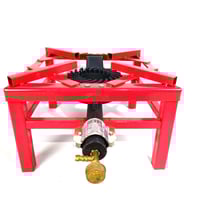 موقد غاز مربع احمر عين واحدة