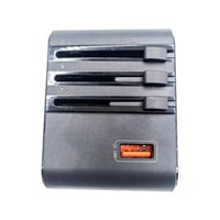 فيش السفر الذكي + شاحن سريع بتقنية PD/QC ومقابس سف...