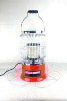 دفاية كهربائية دائرية لون احمر