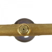 مفتاح ايطالي لموقد 3 عيون اسود مدور