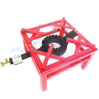 موقد غاز مربع احمر عين واحدة