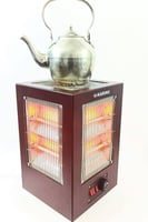 دفاية الكوارتز الرباعية مع موقد كهربائي