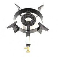 موقد غاز ايطالي مدور اسود