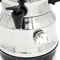 سماور استيل 3.5 لتر كهربائي اسود