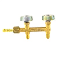 مفتاح ايطالي لموقد عينين اسود مدور