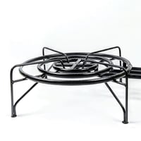 موقد 3 عيون كويتي اسود مدور مفتاح ايطالي