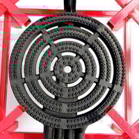 موقد غاز ذبايح مربع احمر 4 مفاتيح