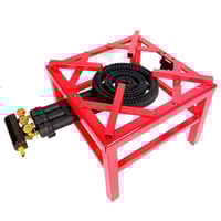 موقد غاز مربع احمر 3 مفتاح 3 عيون