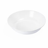 كروانة ميلامين ابيض 23سم(216)