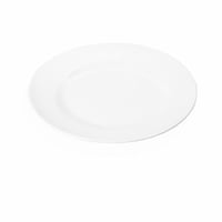 صحن ميلامين ابيض دائري مسطح 28سم(205)