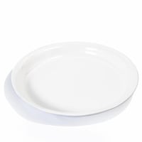 تباسي ميلامين ابيض دائري 55سم(233)