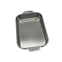 طقم 4 صواني فرن ستانلس ستيل