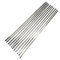 اسياخ كباب استيل هندي مبروم درزن متوفرة بمقاسين